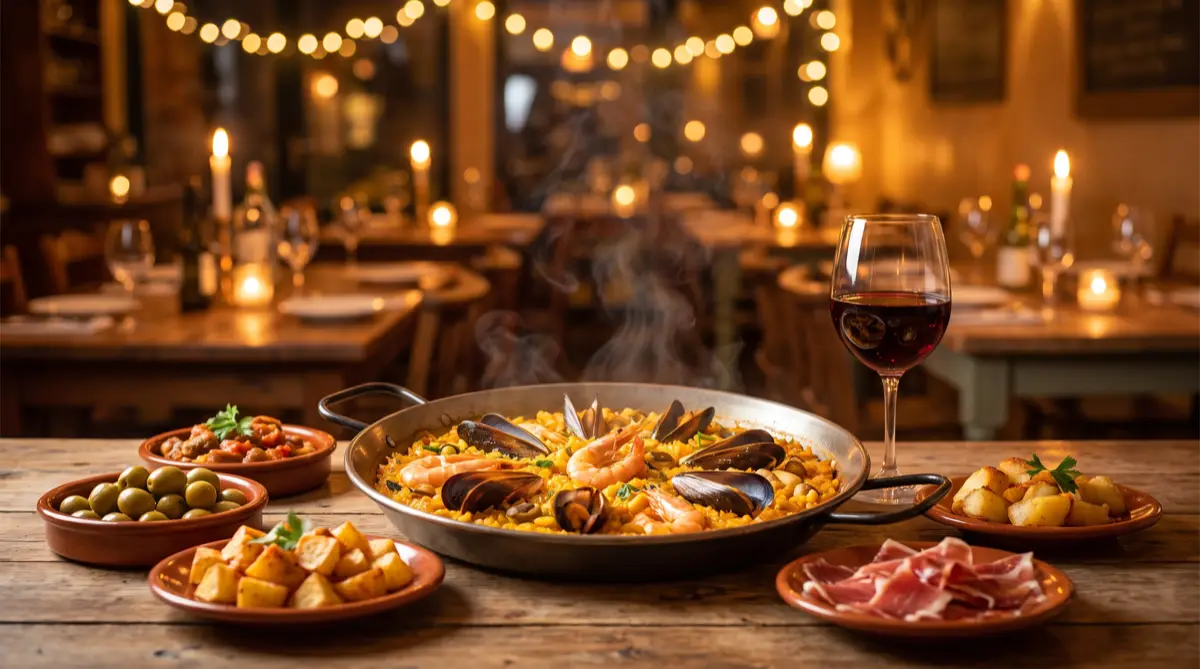 Ejemplo de web moderna para un restaurante